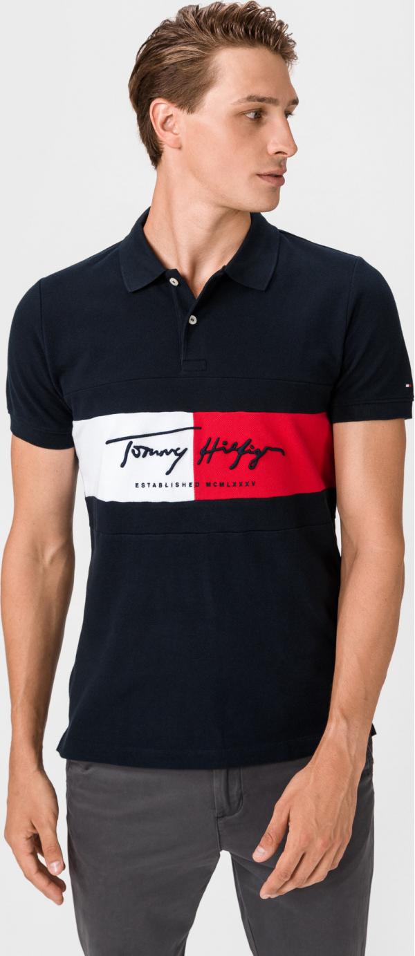 Autograph Flag Polo triko Tommy Hilfiger