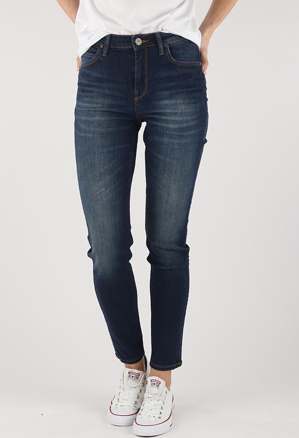 Džíny Lee Scarlett High Blue Indigo