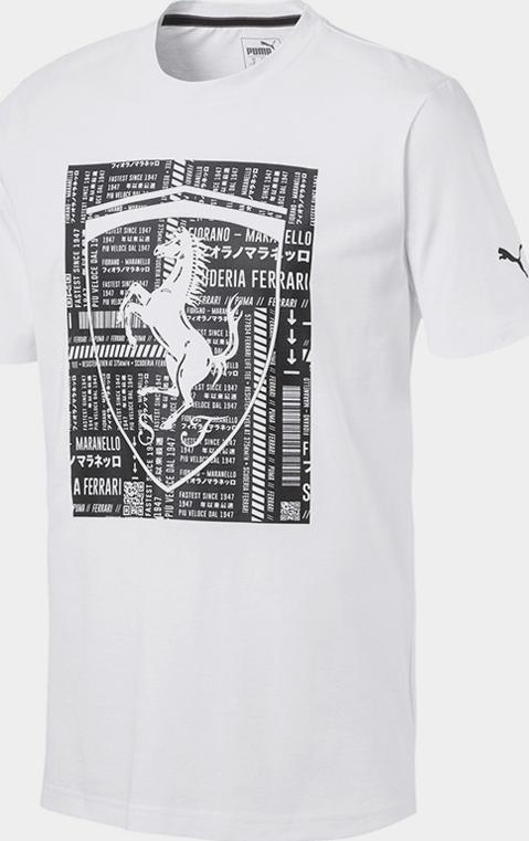 Tričko Puma Ferrari Big Shield Tee White