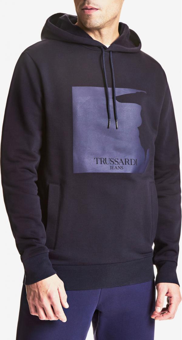 Mikina Trussardi Round Neck Hoodie Regular Fit
