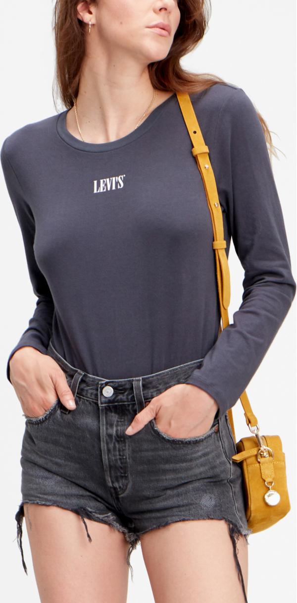 Tričko Levi's® Graphic Ls Bodysuit 90S Serif Bodysuit