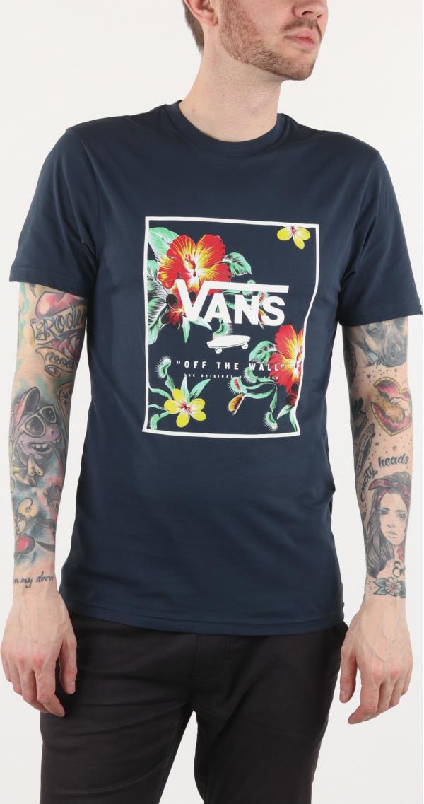 Tričko Vans Mn Print Box Ss Dress Blues