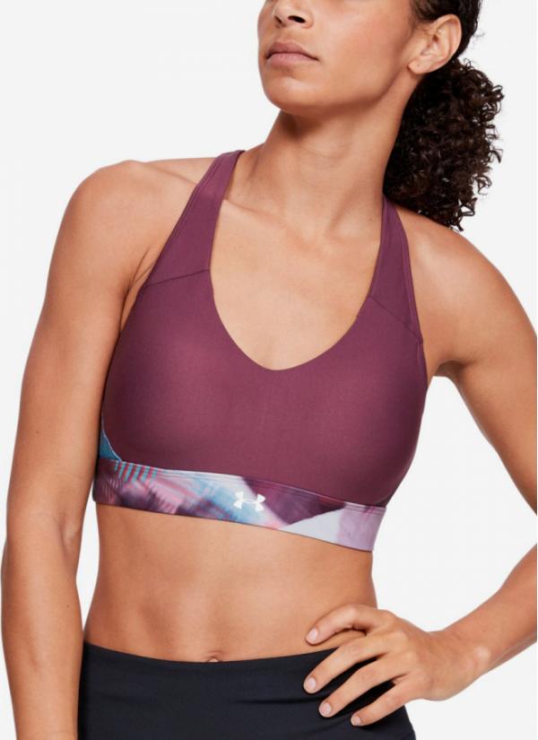 Kompresní podprsenka Under Armour Vanish Mid Print-Ppl