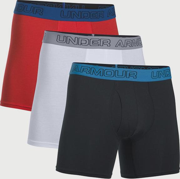 Boxerky Under Armour Charged Cotton 6Inch 3 Pack