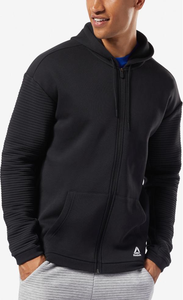 Mikina Reebok Wor Fleece Fz Hood