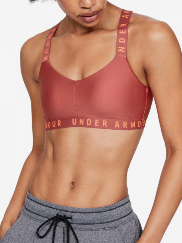 Podprsenka Under Armour Wordmark Strappy Sportlette -Pnk