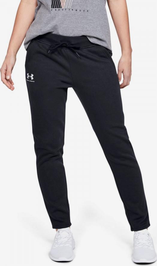 Tepláky Under Armour Rival Fleece Open Hem Pant-Blk