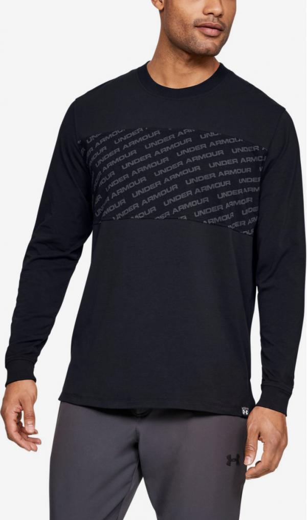 Tričko Under Armour Unstoppable Wordmark Ls-Blk