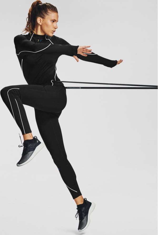ColdGear® Rush Jacquard Mock Tričko Under Armour