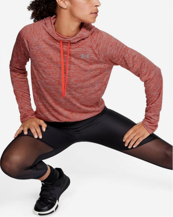 Mikina Under Armour Tech Ls Hoody 2.0- Twist-Pnk