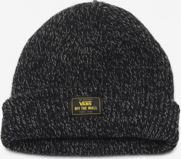 Čepice Vans Mn Bruckner Cuff Bea Black Heather