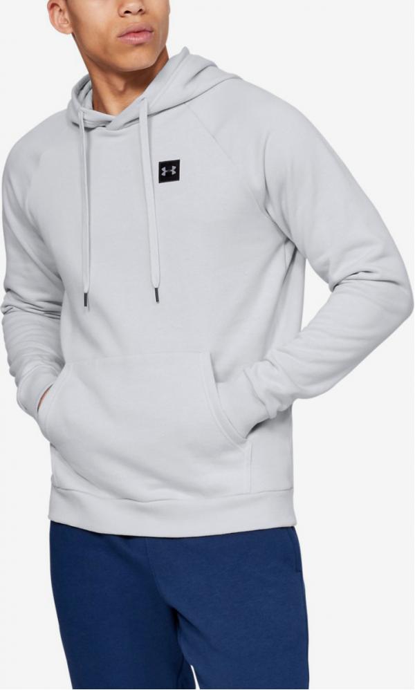 Mikina Under Armour Rival Fleece Po Hoodie-Gry