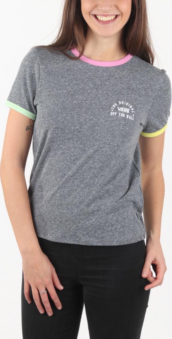 Tričko Vans Wm Rally Bell Grey Heather/Fu