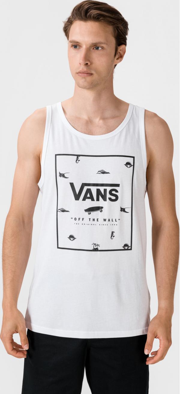 Tílko Vans Mn Print Box Tank White/Dark Dits