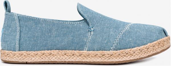 Boty Toms BLUE SLUB CHAMBRAY WM DECNALP ESP