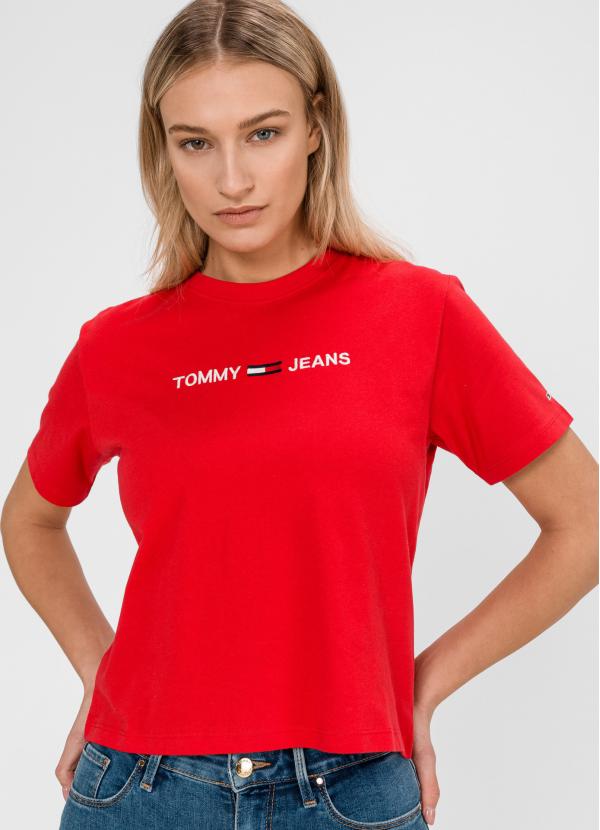 Moder Linear Logo Triko Tommy Jeans