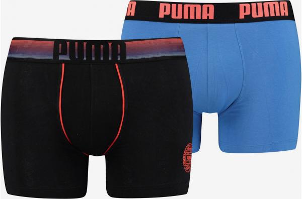 Boxerky Puma Statement Bold Logo Boxer 2 Pack