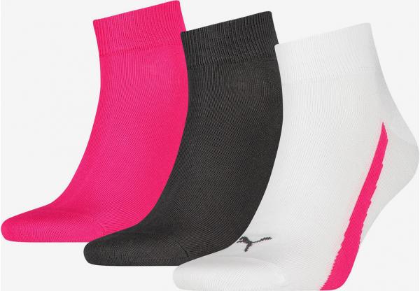 Ponožky Puma Unisex Lifestyle Quarters 3 Pack