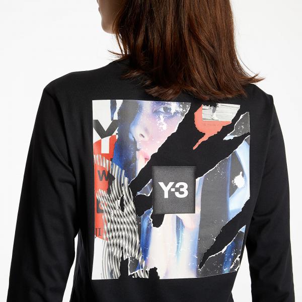 Y-3 Ch1 Gfx Longsleeve Tee Black