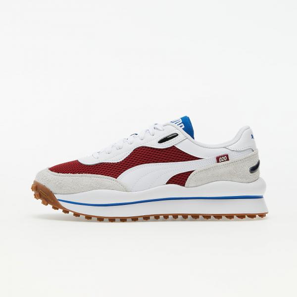 Puma Style Rider Warm Texture Red Dahlia-Puma White
