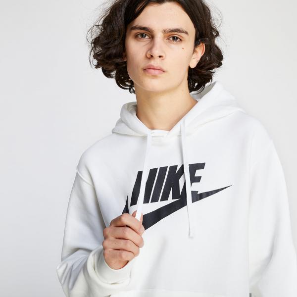 Nike Sportswear Club Pullover BB Gx Hoodie White/ White/ Black