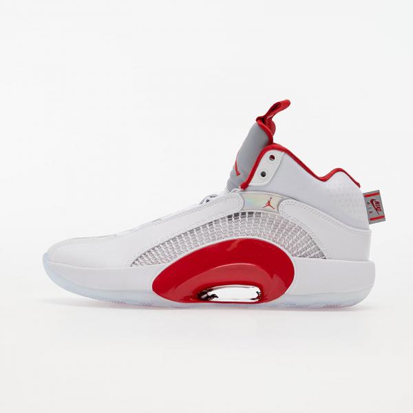 Air Jordan XXXV White/ Fire Red-Metallic Silver