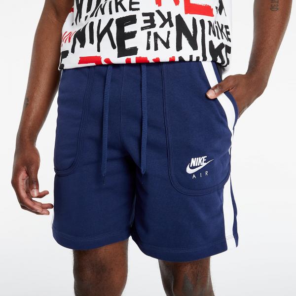 Nike Sportswear French Terry Fleece Shorts Midnight Navy/ Black/ White
