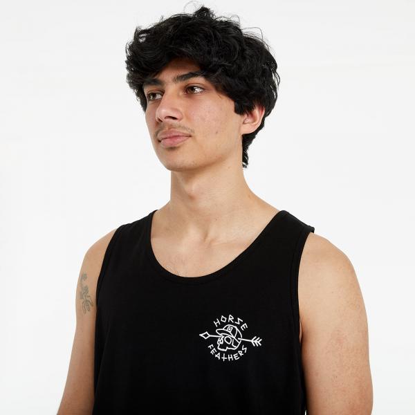 Horsefeathers Shaft Tank Top Black