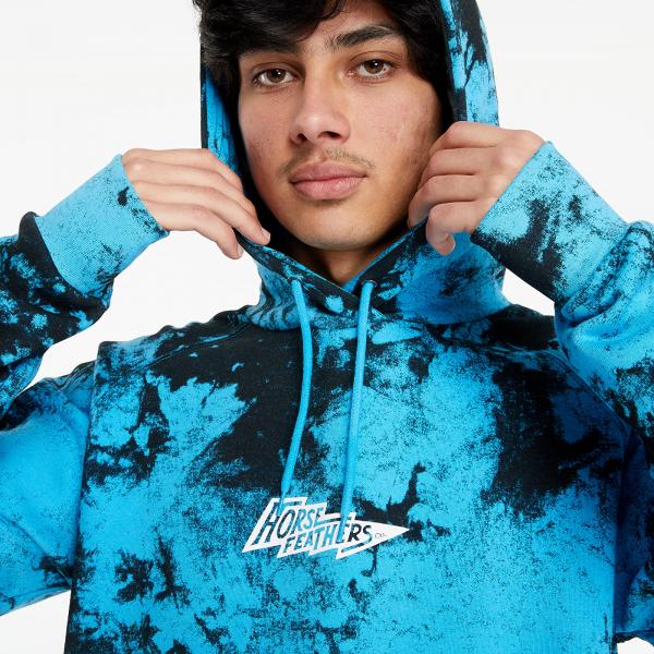 Horsefeathers Mykel Sweatshirt Blue Tie Dye
