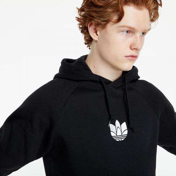 adidas Loungewear Adicolor 3D Trefoil Graphic Hoodie Black