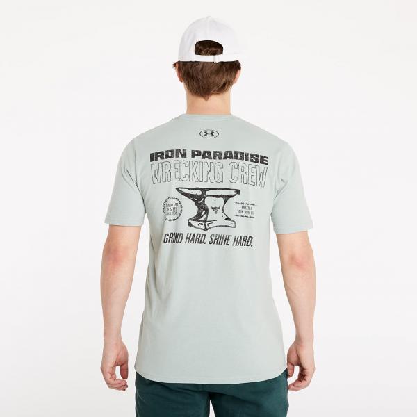 Under Armour Project Rock Wrecking Crew SS Green