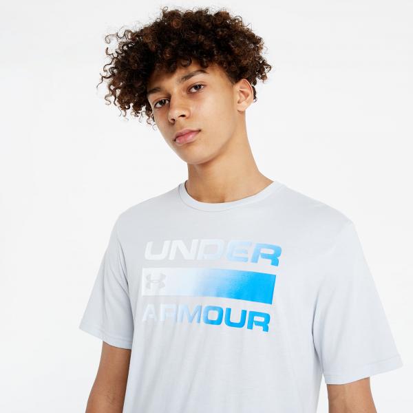 Under Armour Team ISSue Wordmark SS Gray