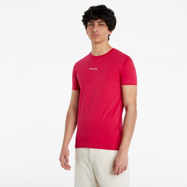 Calvin Klein Jeans Slim Organic Cotton T-Shirt Cerise