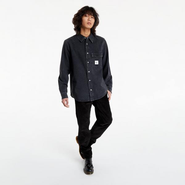 Calvin Klein Jeans Denim Shirt Denim Black
