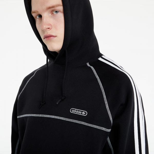 adidas Contrast Stitch Hoodie Black