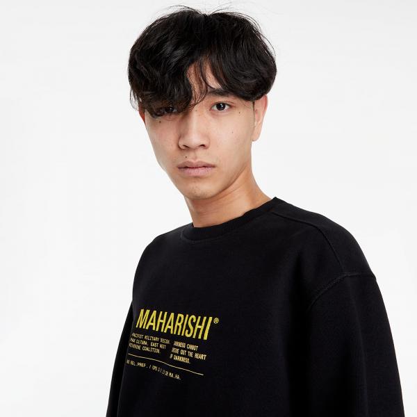 maharishi Miltype21 Crewneck Black