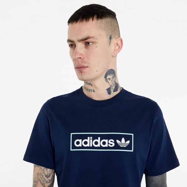 adidas Linear Logo Tee Collegiate Navy