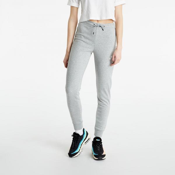 Kalhoty Nike Sportswear W Essential Fleece Mr Pant Tight DK Grey Heather/ White L
