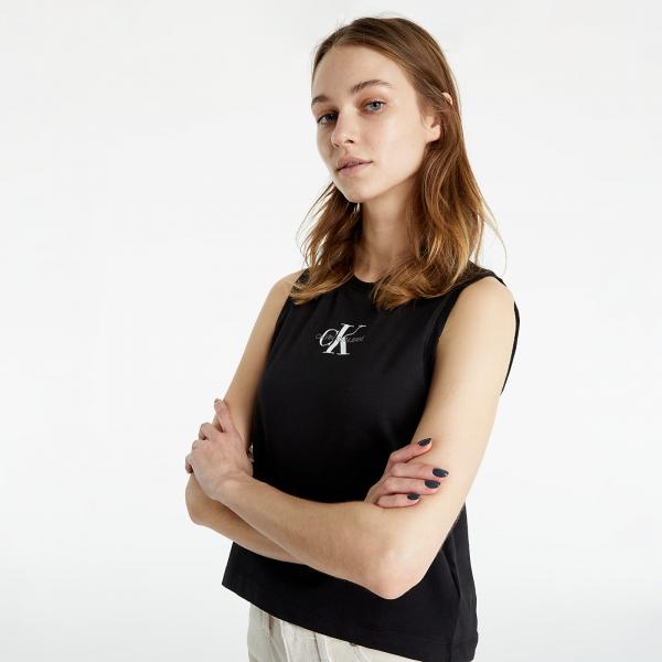 Calvin Klein Jeans Monogram Tank Top Black
