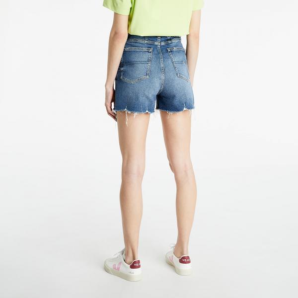 Tommy Jeans Mom Short Mid Blue
