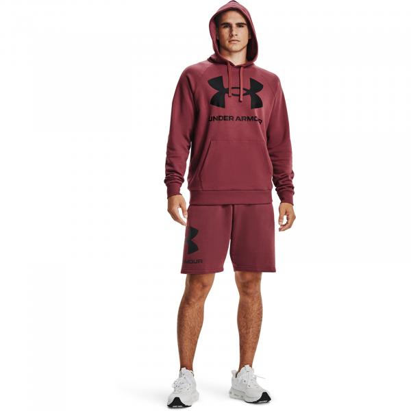 Under Armour Rival Fleece Big Logo Hoodie Red