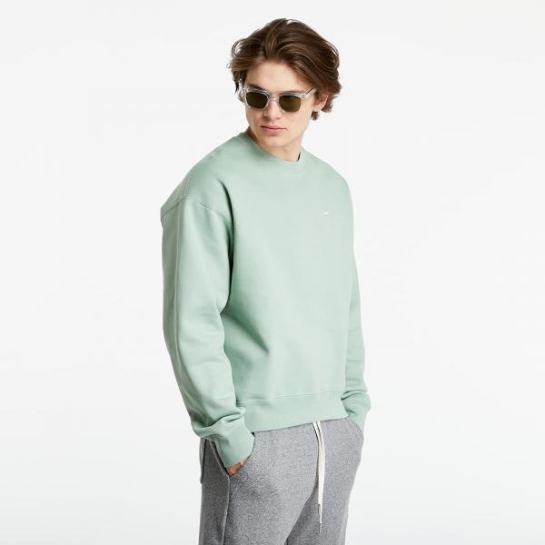 NikeLab Fleece Crew Steam/ White