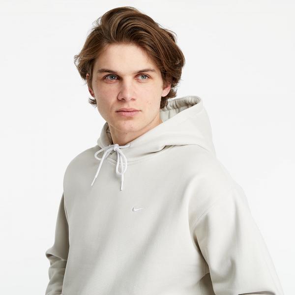 NikeLab Men's Fleece Hoodie Light Bone/ White