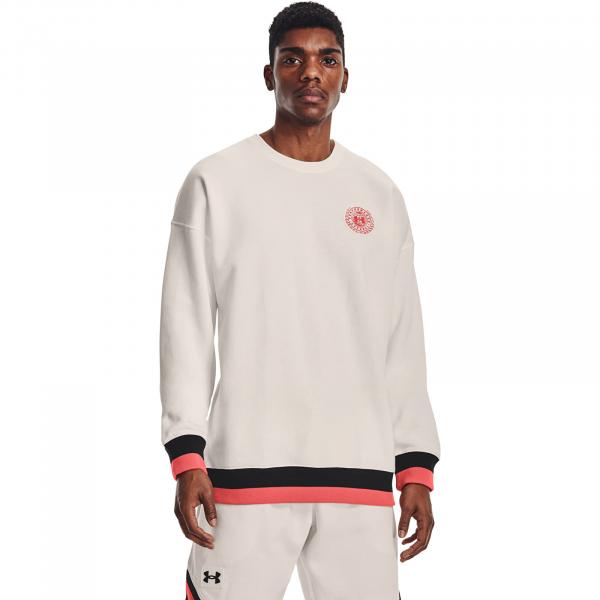 Under Armour Rival Fleece Alma Mater Crew White