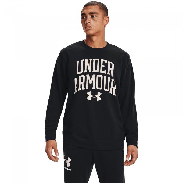 Under Armour Rival Terry Crew Black