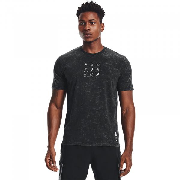 Under Armour Run Anywhere SS Tee Black