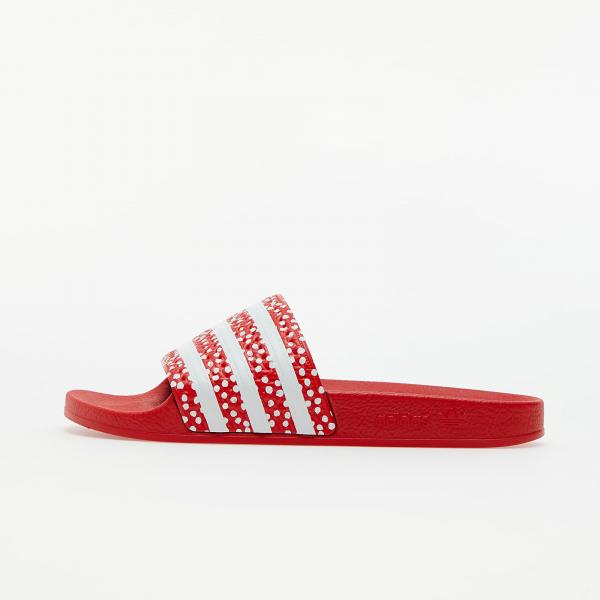 adidas Adilette W Ftw White/ Vivid Red/ Ftw White