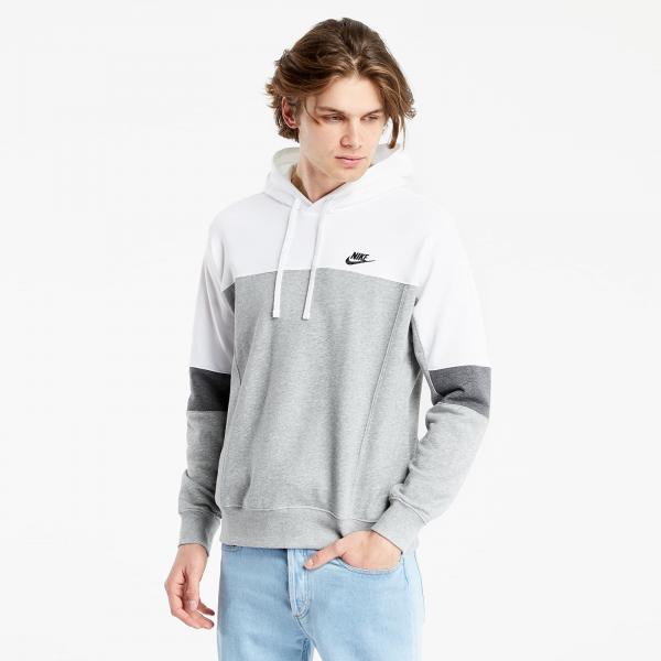 Nike Sportswear Po Ft Hoodie SNL CB White/ DK Grey Heather/ Black