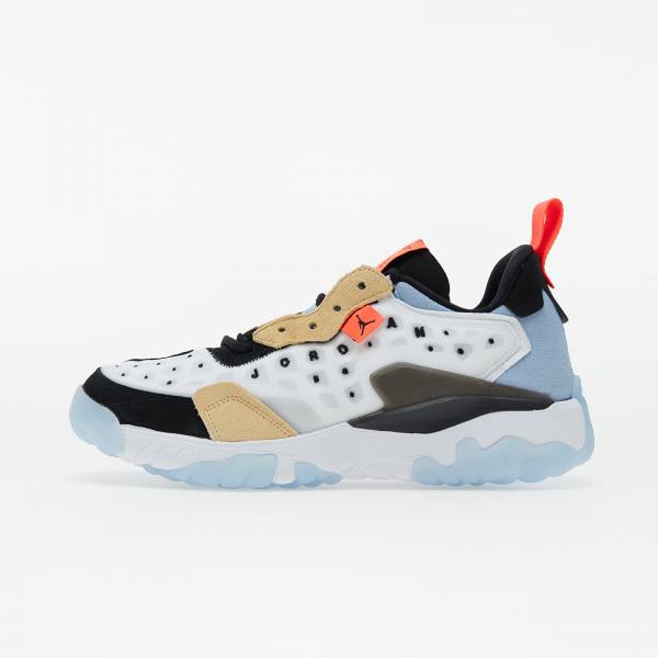 Jordan Delta 2 White/ Flash Crimson-Metallic Silver