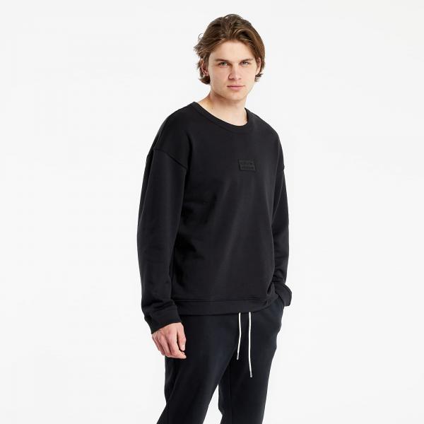 adidas Originals R.Y.V. Silicone Double Linear Badge Crew Sweatshirt Black